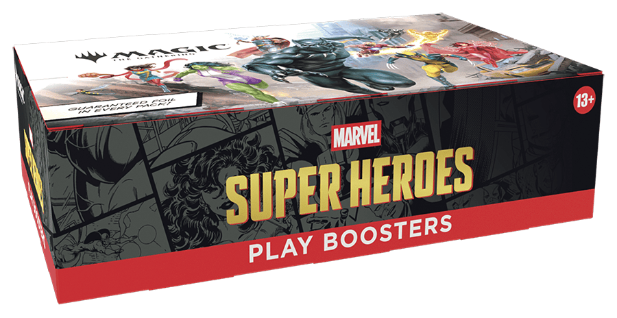 Marvel Super Heroes Play Booster Display