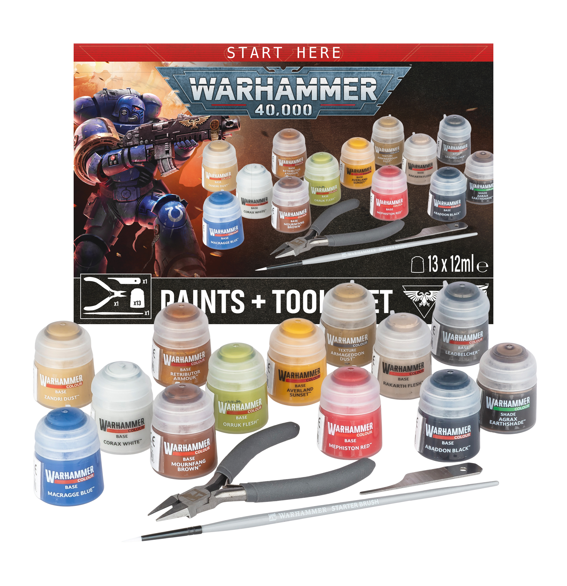 40K PAINTS + TOOLS SET 2026