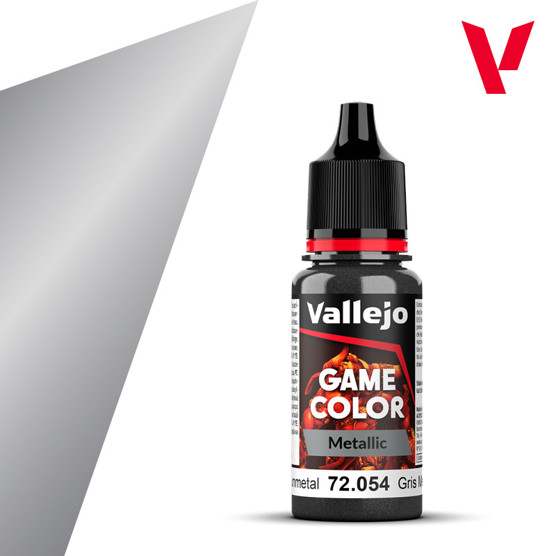 vallejo-game-color-metallic-72054-1 Dark Gunmetal 18 ml – 72054